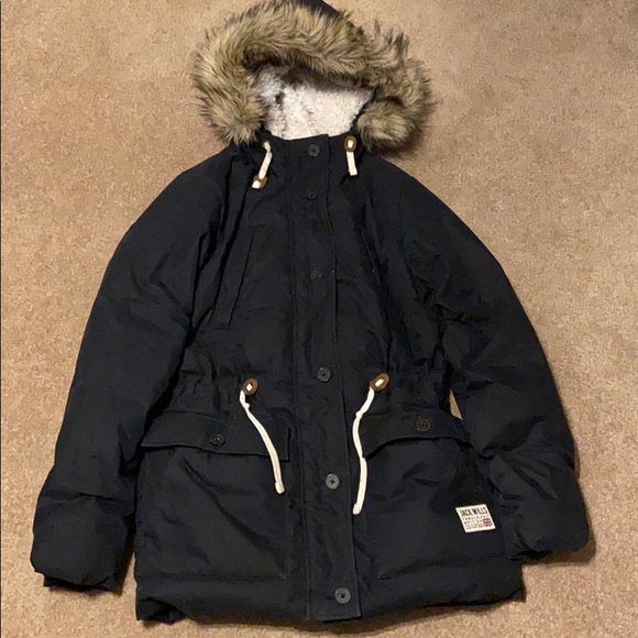 Jack Wills Women’s Sherpa lined Parka - Picture 1 of 15